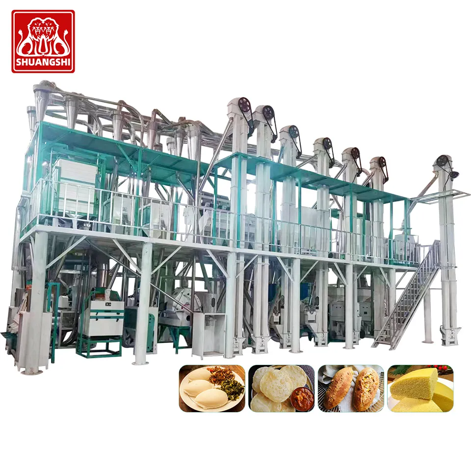 Автоматическая кукурузная мельница для производства муки 2