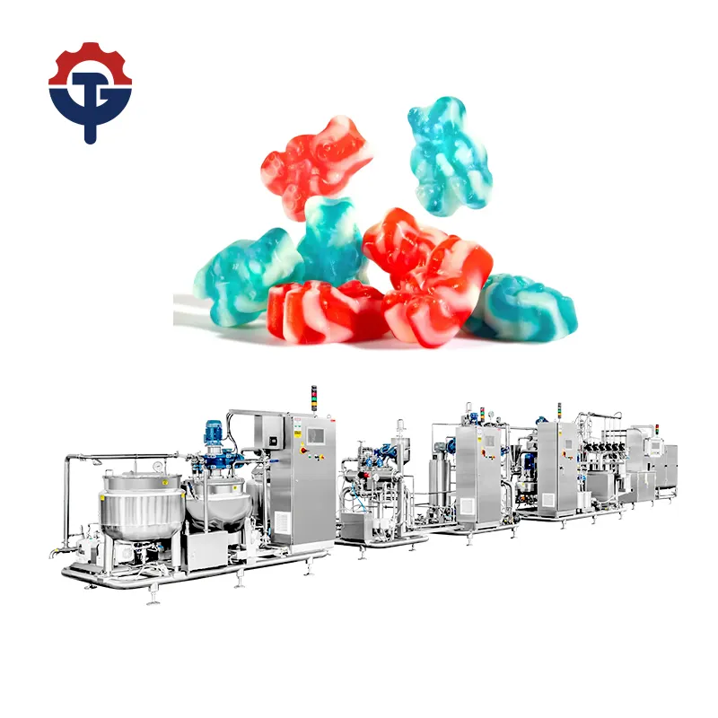 Полностью интегрированная машина для производства жевательных конфет