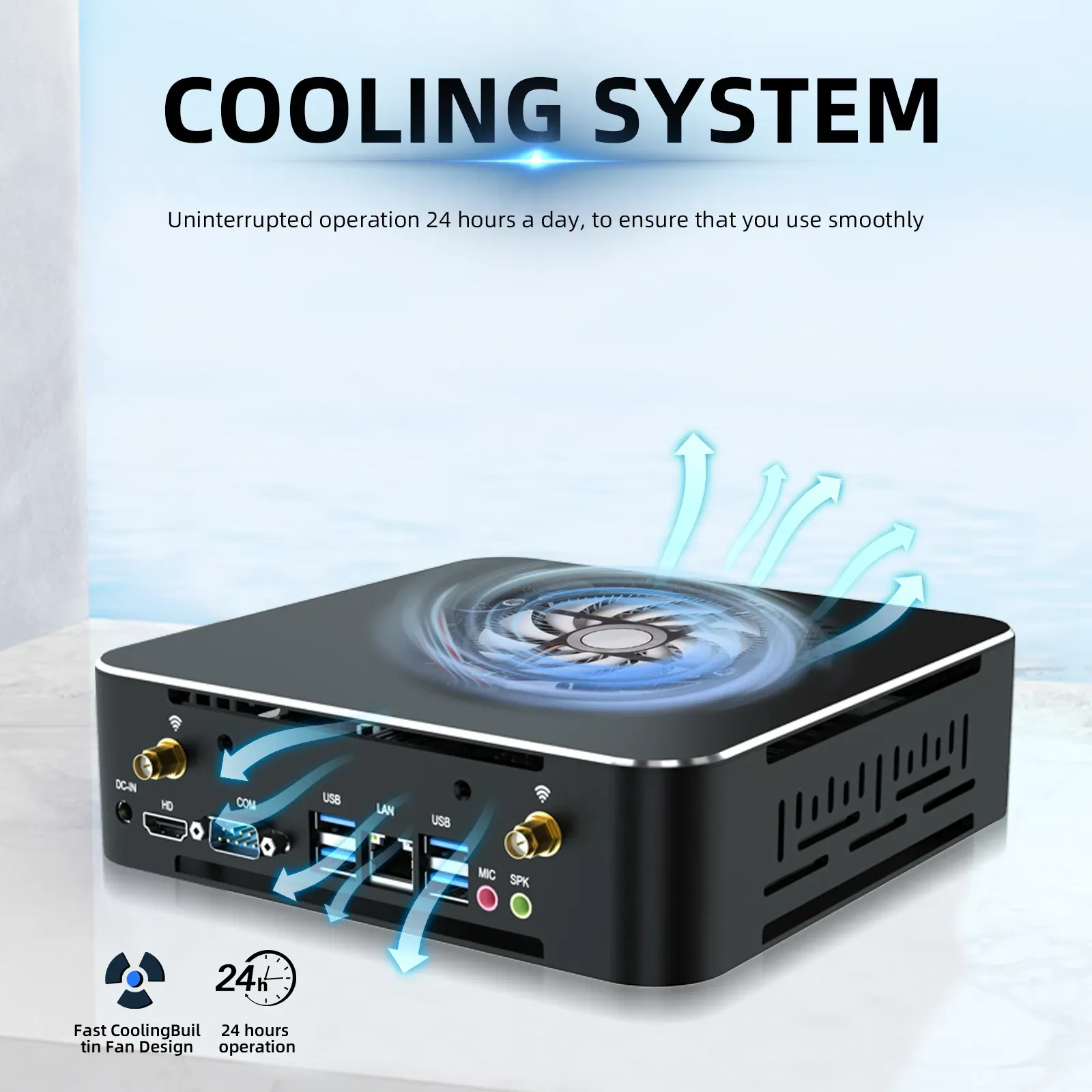 Мини-настольный компьютер Intel Core i7 с 64 ГБ ОЗУ и SSD 6