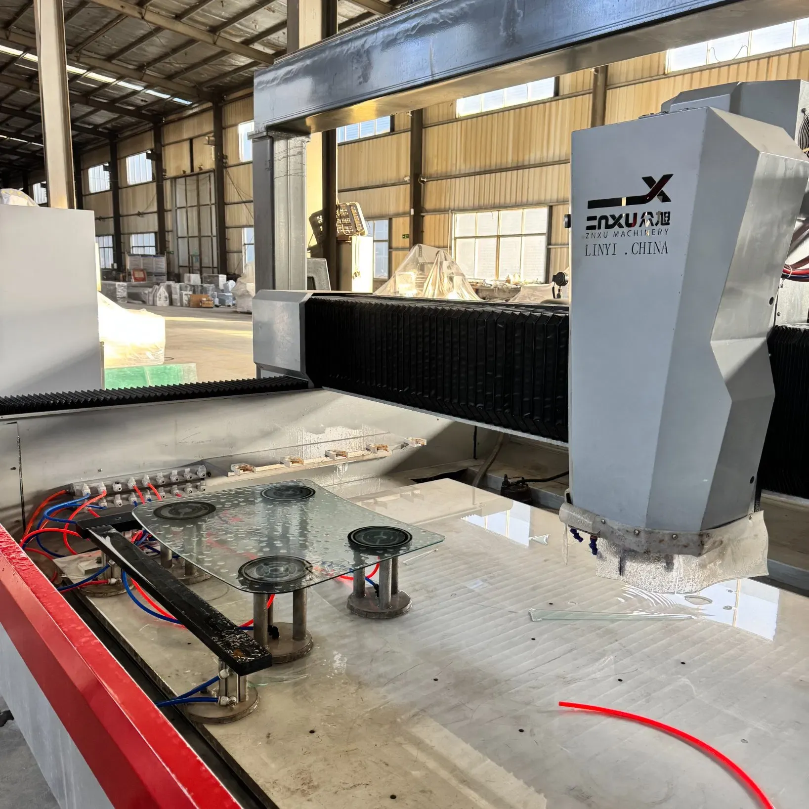 Профессиональная машина для резки стекла с ЧПУ 4