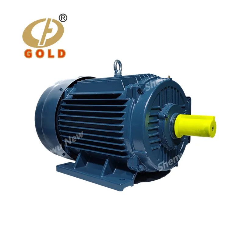 Высокоэффективный трехфазный асинхронный электрический двигатель для промышленного применения 2