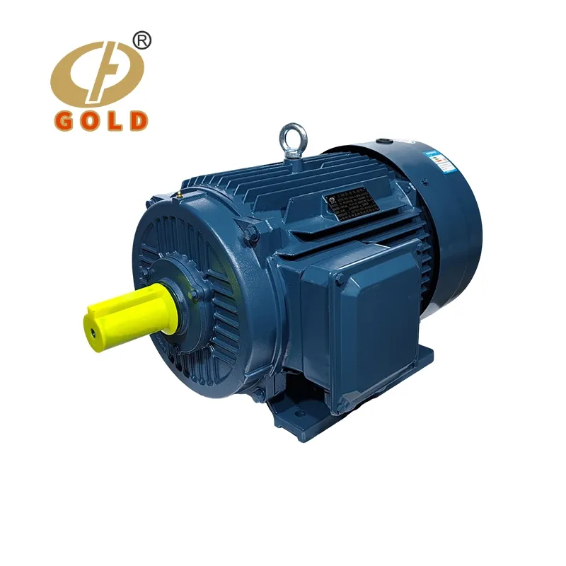 Высокоэффективный трехфазный асинхронный электрический двигатель для промышленного использования