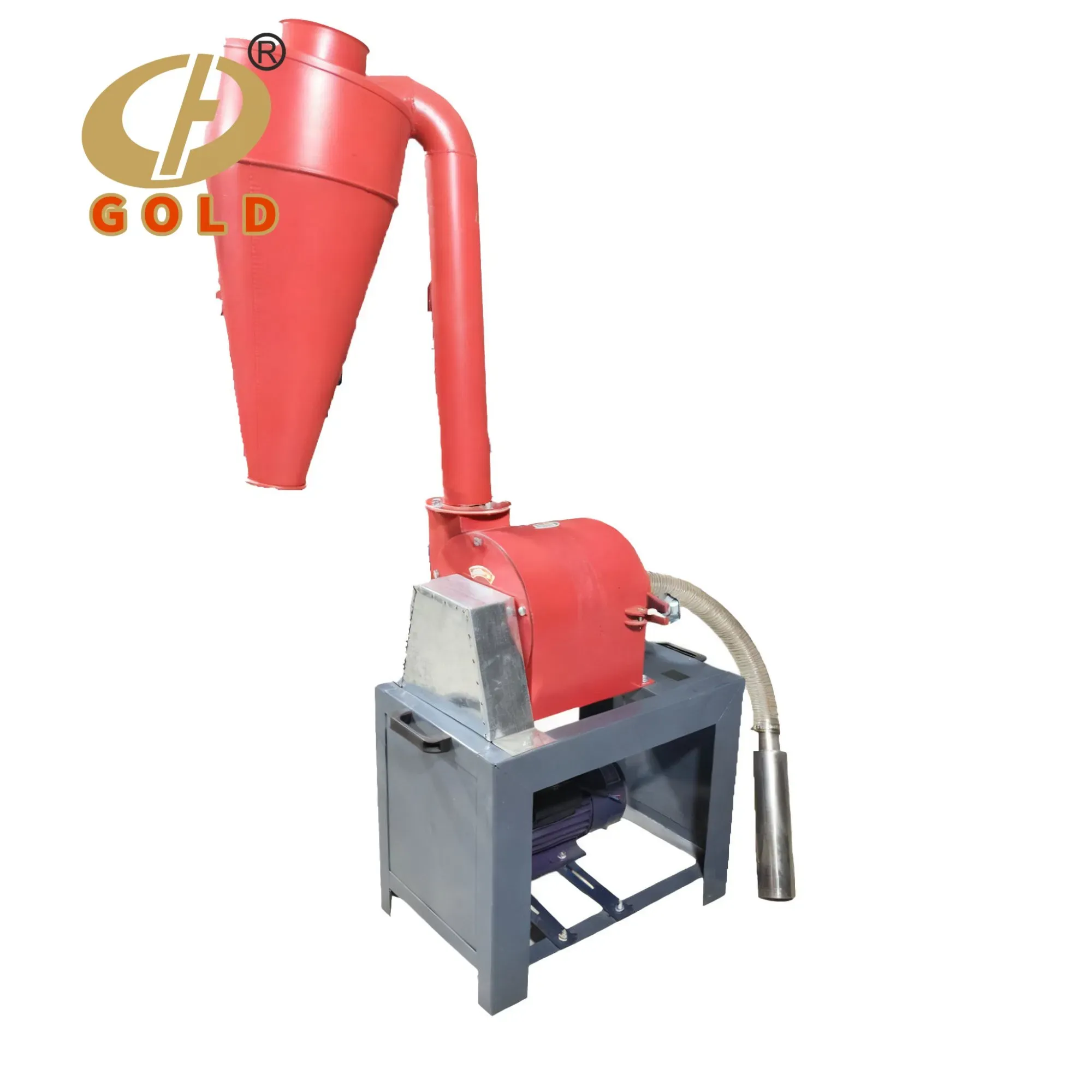 Золотая высокоэффективная самоотсасывающая зерновая дробилка