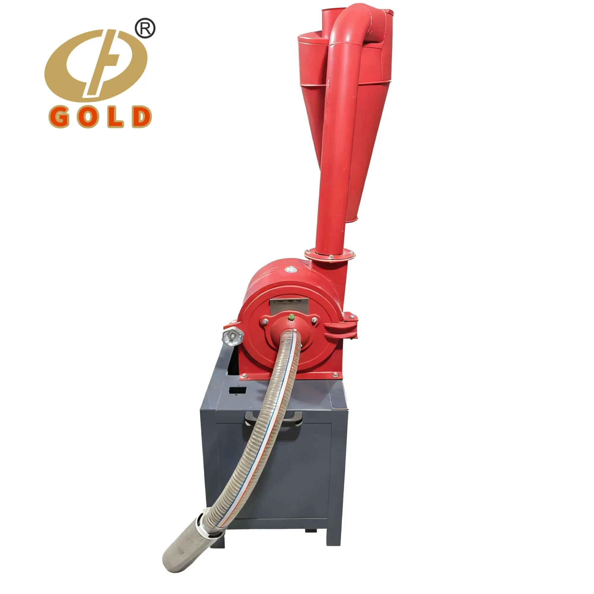Золотая высокоэффективная самоотсасывающая зерновая дробилка 3