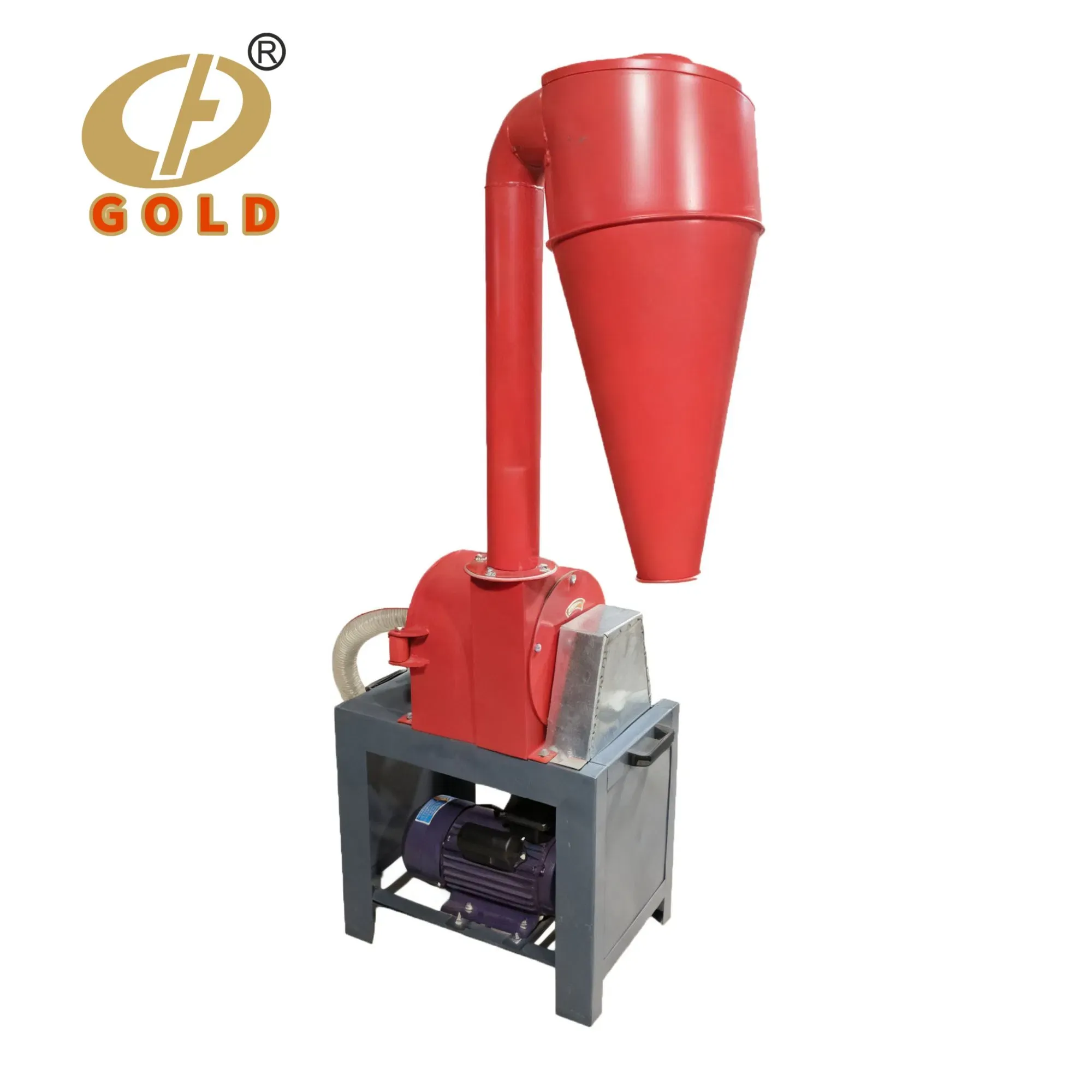 Золотая высокоэффективная самоотсасывающая зерновая дробилка 4