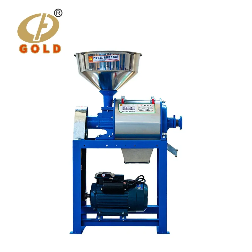Золотая домашняя мельница для муки, многофункциональная маленькая мельница из нержавеющей стали для производства муки 2