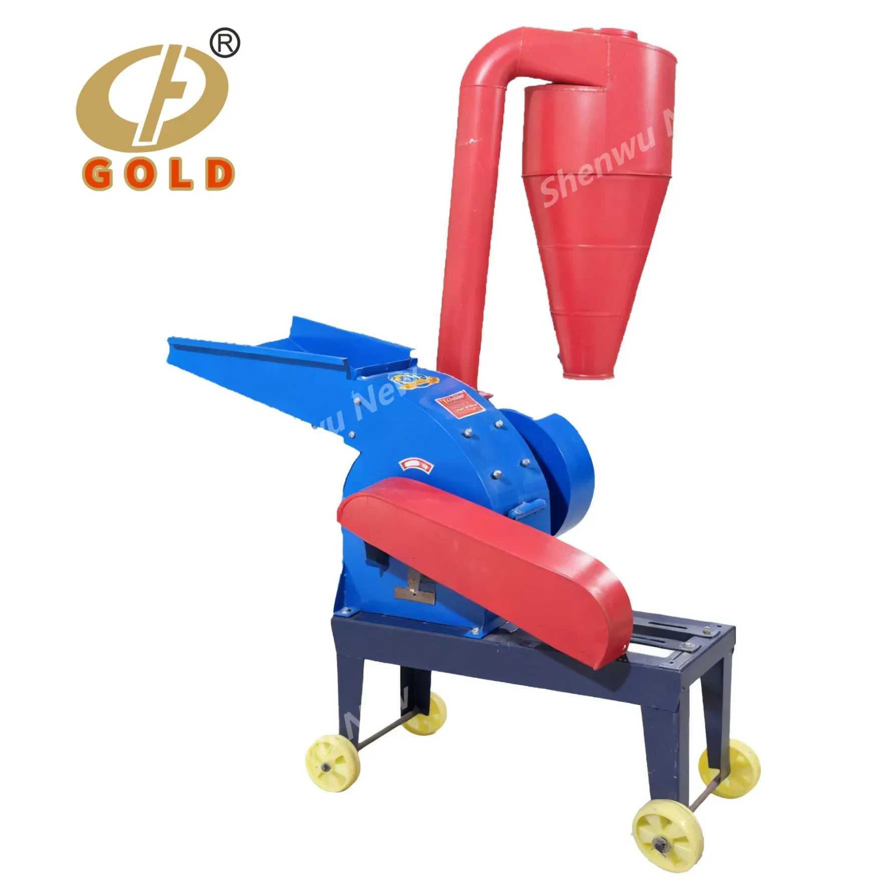 Золотой молотковый дробилка для кукурузных стеблей и кормов для животных 2