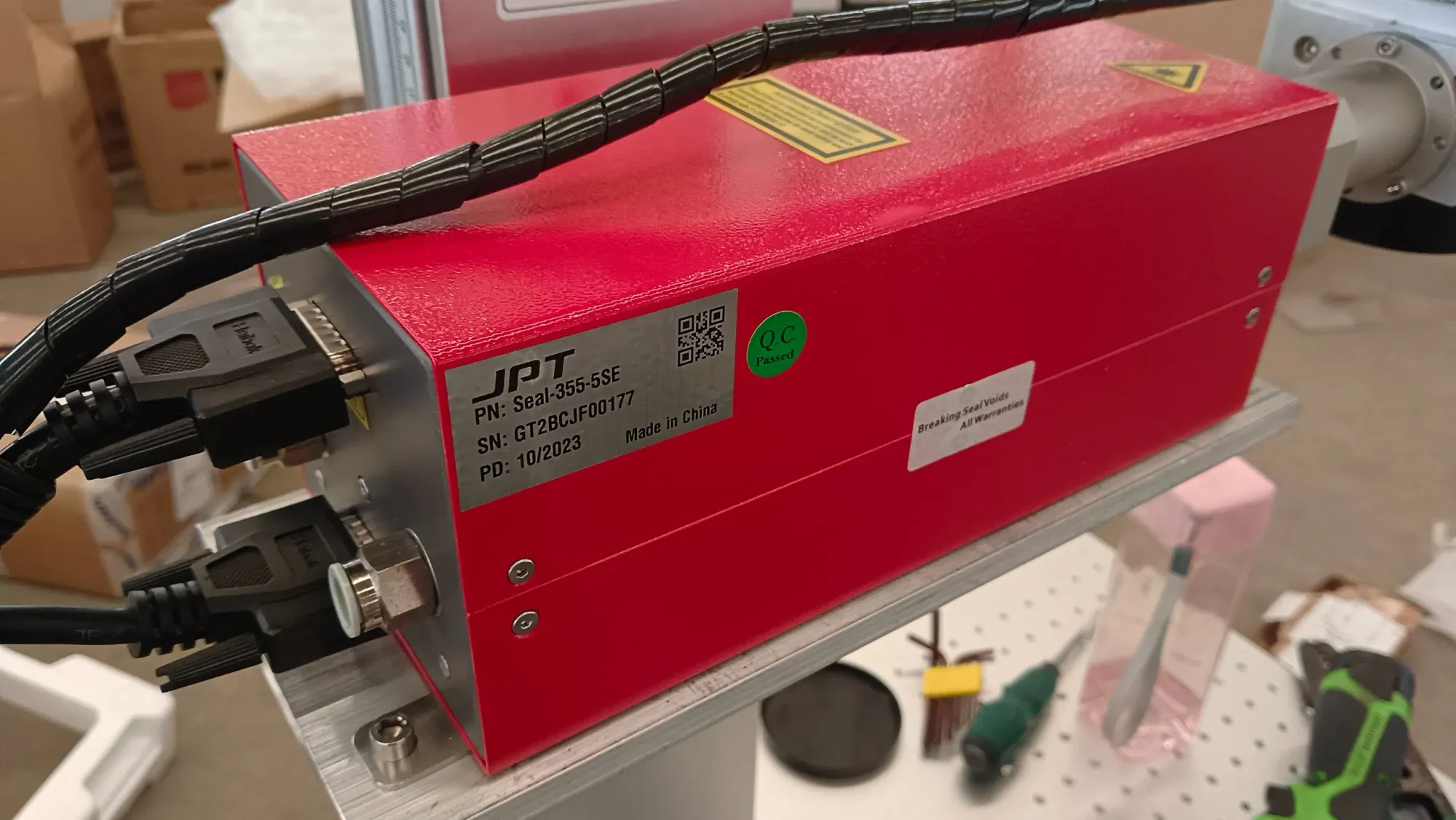 Профессиональная УФ-лазерная маркировочная машина для прозрачных элайнеров 4