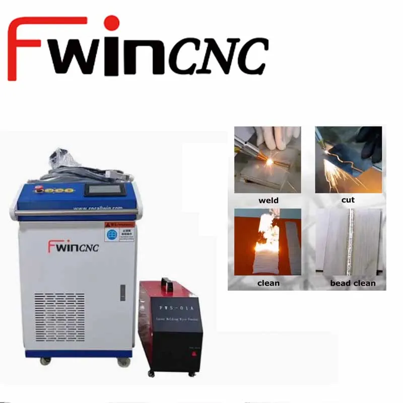 Портативная лазерная сварочная машина 4 в 1 с мощностью 1500 Вт, 2000 Вт, 3000 Вт для металла