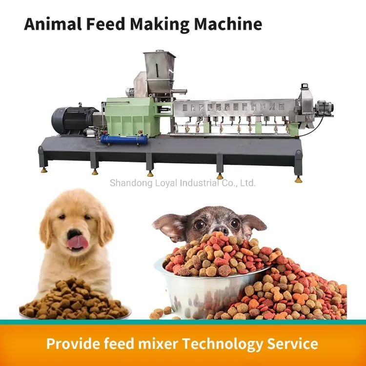 Автоматическая линия по производству корма для домашних животных