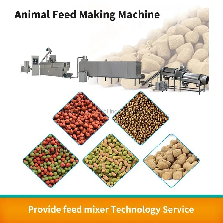 Автоматическая линия по производству корма для домашних животных 3