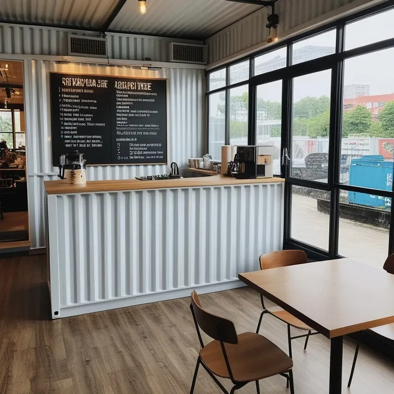 Мобильный дом из тяжелой стальной конструкции, магазин-контейнер, водонепроницаемый, огнестойкий 6