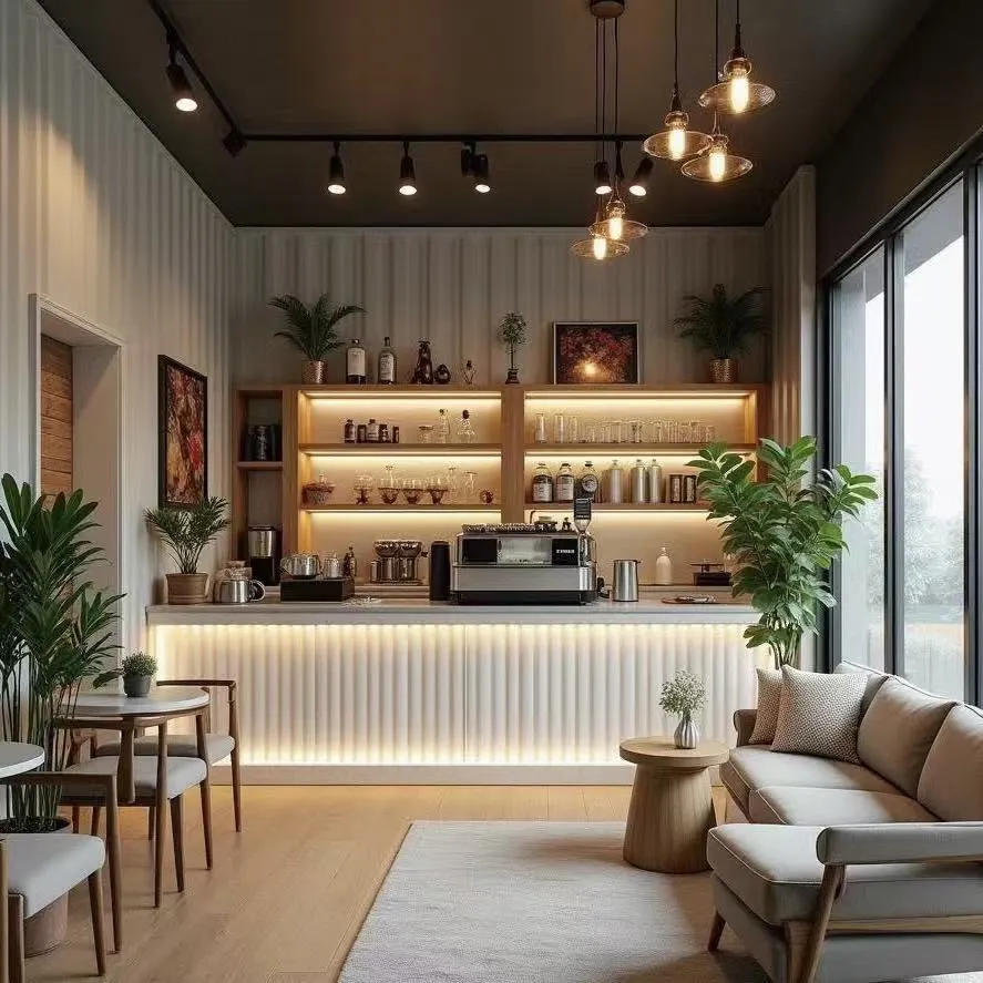 Мобильный дом из тяжелой стальной конструкции, магазин-контейнер, водонепроницаемый, огнестойкий 5