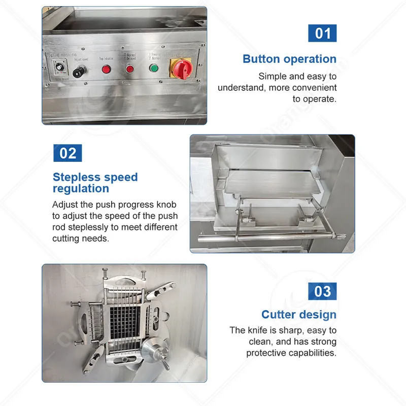 Профессиональная машина для нарезки мяса и овощей Orangemech-DM-01 3