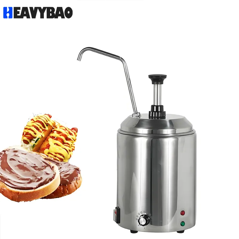 Электрический коммерческий насос-дозатор для закусок из нержавеющей стали