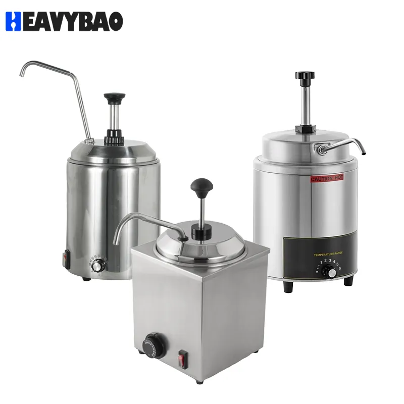 Электрический коммерческий насос-дозатор для закусок из нержавеющей стали 3