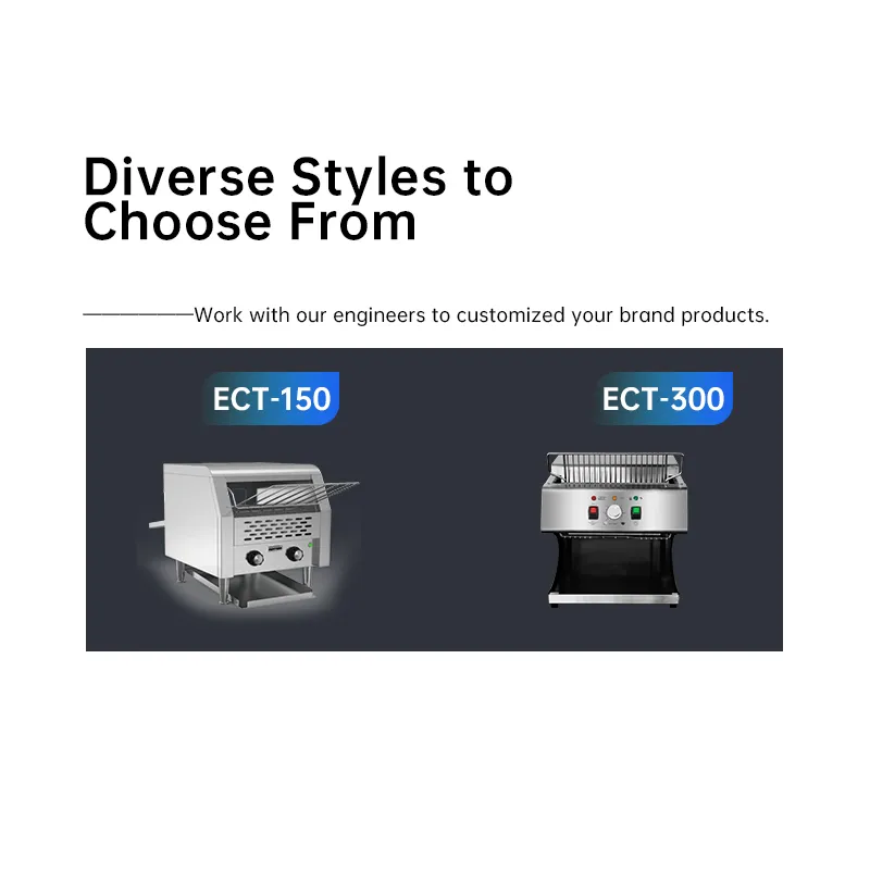 Профессиональный конвейерный тостер из нержавеющей стали для ресторанов 4