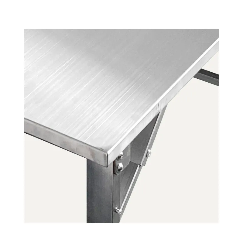 Профессиональный складной стол из нержавеющей стали для ресторанов и кухонь 4