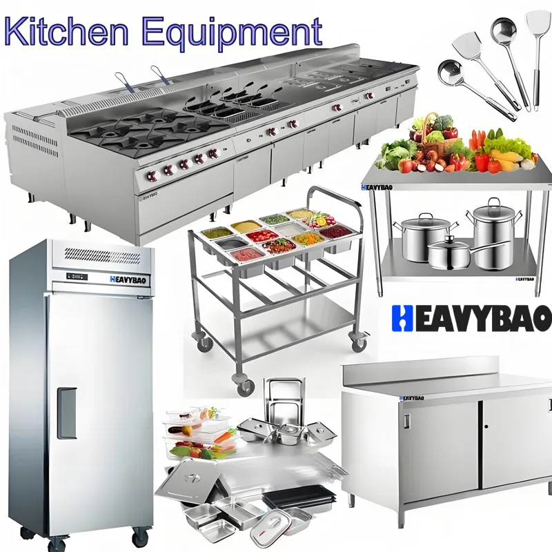 Профессиональная газовая плита Heavybao для коммерческих ресторанов 2