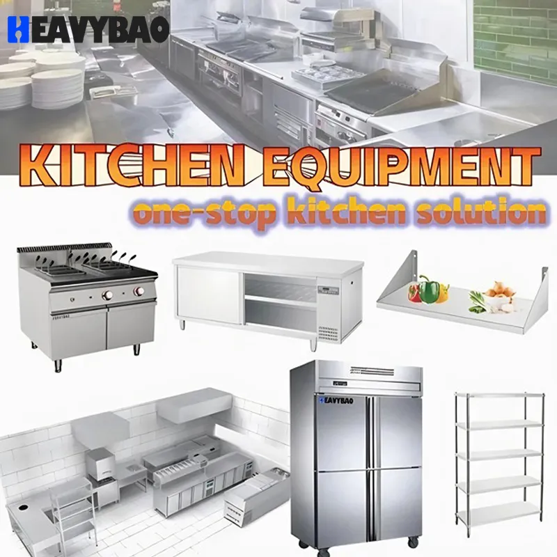 Профессиональная газовая плита Heavybao для коммерческих ресторанов