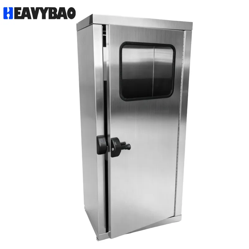 Коммерческий нержавеющий стальной буфетный ресторанный кухонный металлический мусорный бак 2