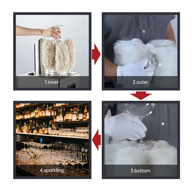 Профессиональный полировщик стекла для ресторана Heavybao 2