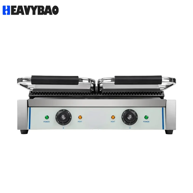 Профессиональный контактный гриль Heavybao Double Plate CE RoHS 2