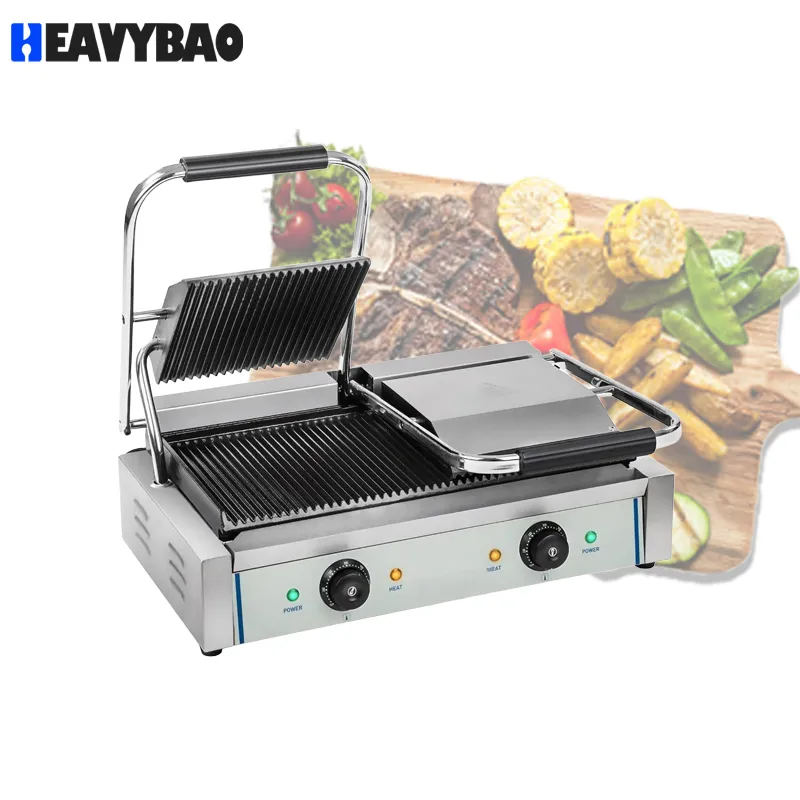 Профессиональный контактный гриль Heavybao Double Plate CE RoHS