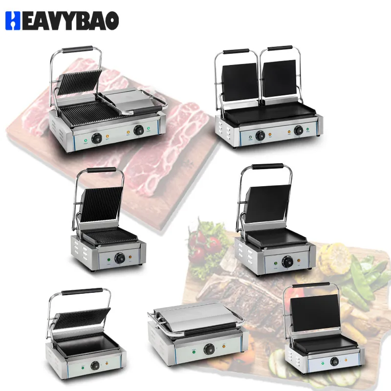 Профессиональный контактный гриль Heavybao Double Plate CE RoHS 3