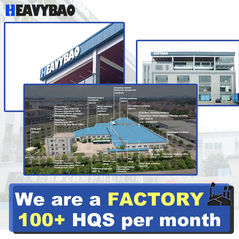 Профессиональный контактный гриль Heavybao Double Plate CE RoHS 6