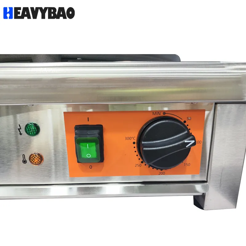 Электрическая коммерческая сковорода для приготовления закусок в ресторане Heavybao 3