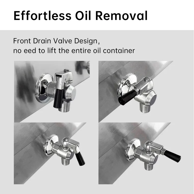 Автоматическая электрическая фритюрница для куриных чипсов и рыбы для ресторана 3