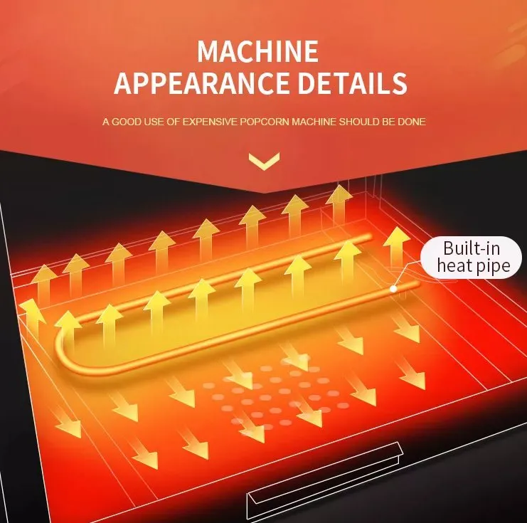 Промышленная машина для попкорна Heavybao 4