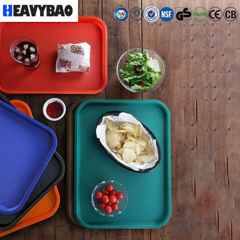 Тяжелый пластиковый столовый поднос для еды
