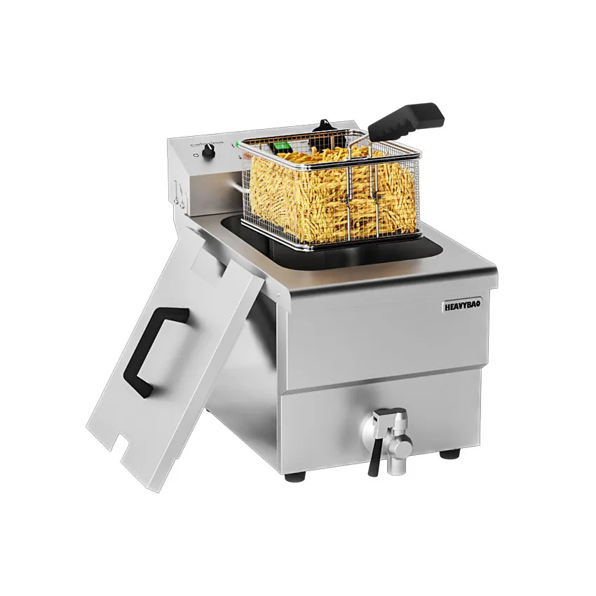 Электрическая коммерческая фритюрница Heavybao CE RoHS из нержавеющей стали