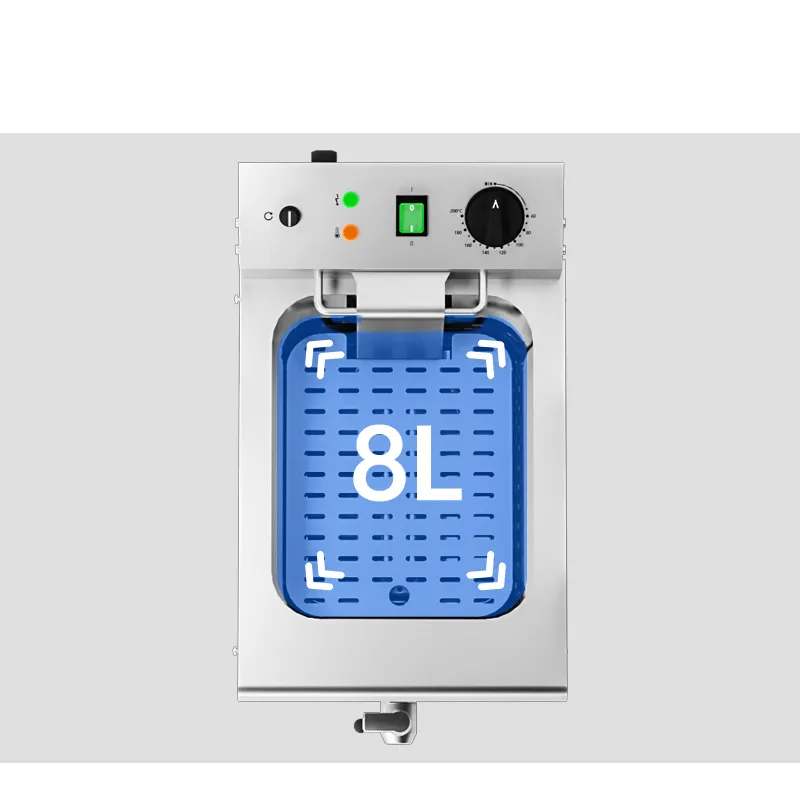 Электрическая коммерческая фритюрница Heavybao CE RoHS из нержавеющей стали 2