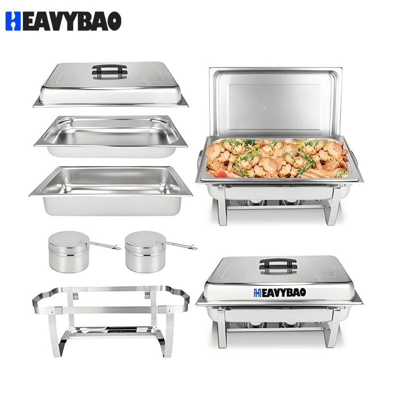 Нержавеющая сталь подогреватель для еды, оборудование для кейтеринга, буфетный чан 3