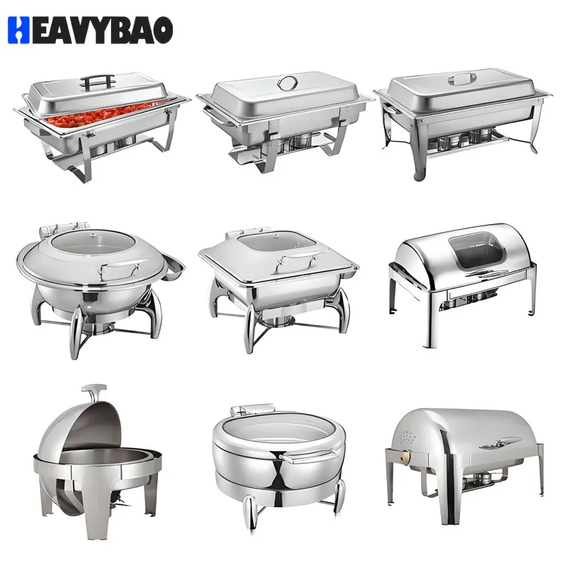 Нержавеющая сталь подогреватель для еды, оборудование для кейтеринга, буфетный чан 2