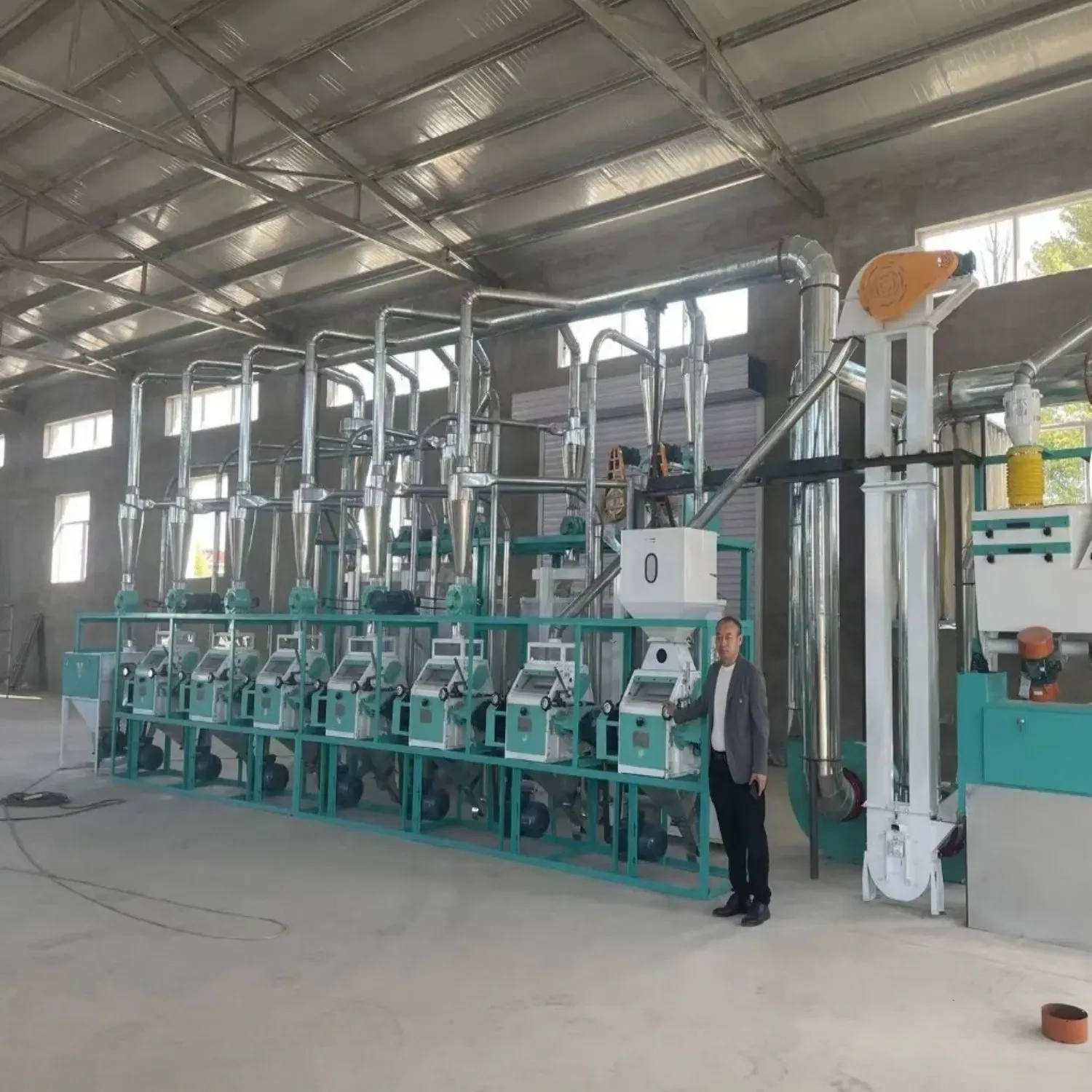 Высокоэффективная коммерческая мельница для пшеницы, кукурузы, риса и пшена 4