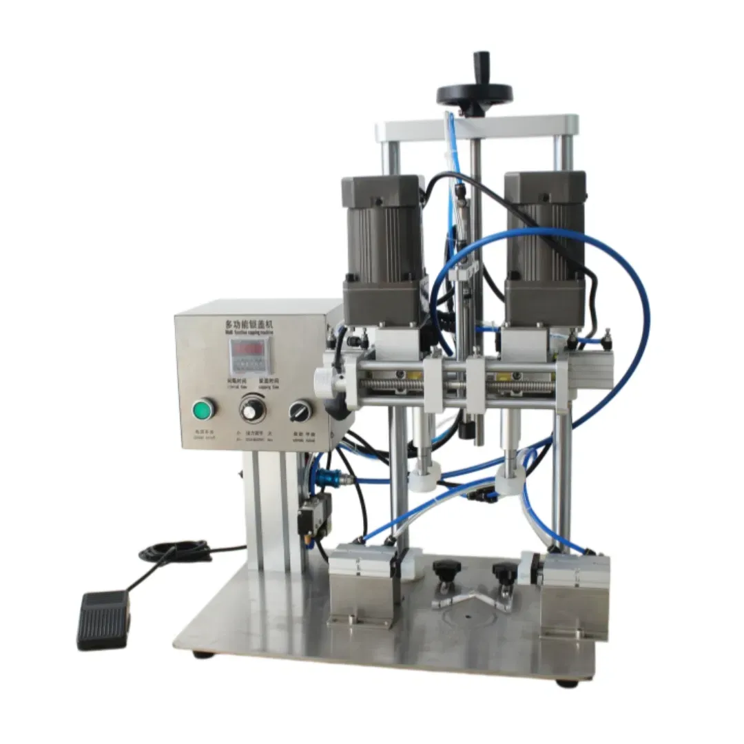 Полуавтоматическая машина для укупорки пластиковых бутылок 2