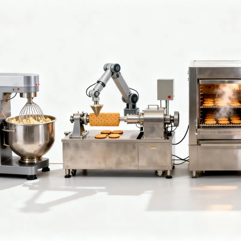 Автоматическая машина для нарезки вафельных печений с несколькими формами