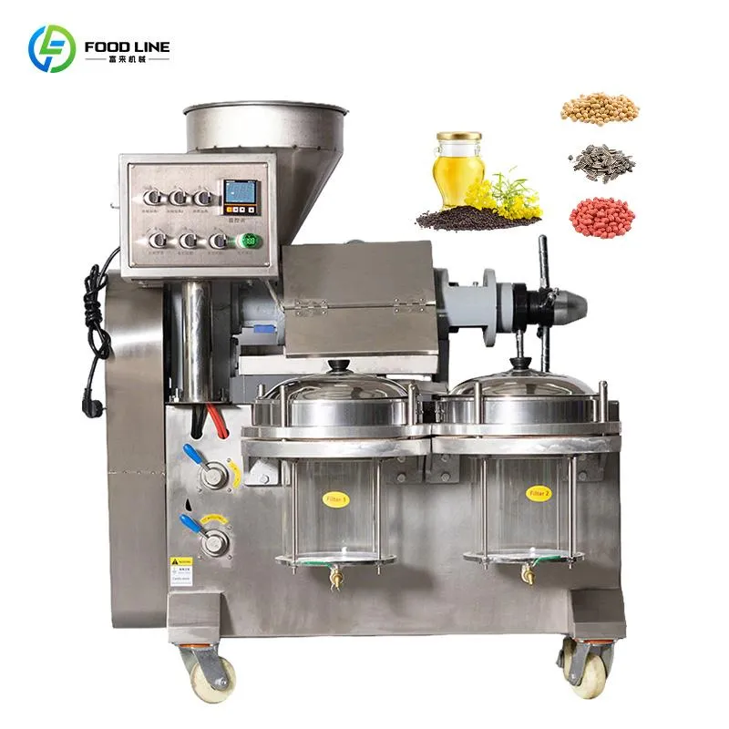 Автоматическая пресс-машина для холодного и горячего отжима масла