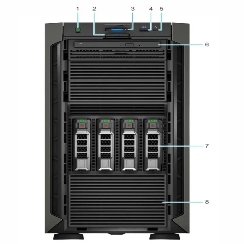 Высокопроизводительный сервер Dell PowerEdge T340 4