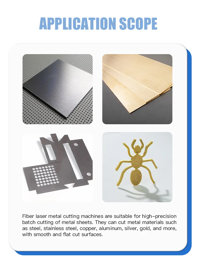 Высокоточная 1500W волоконно-лазерная машина для резки металла 5