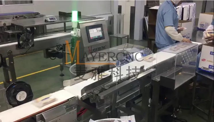 Высокоточный автоматический контрольный вес для закусок и замороженных продуктов 5