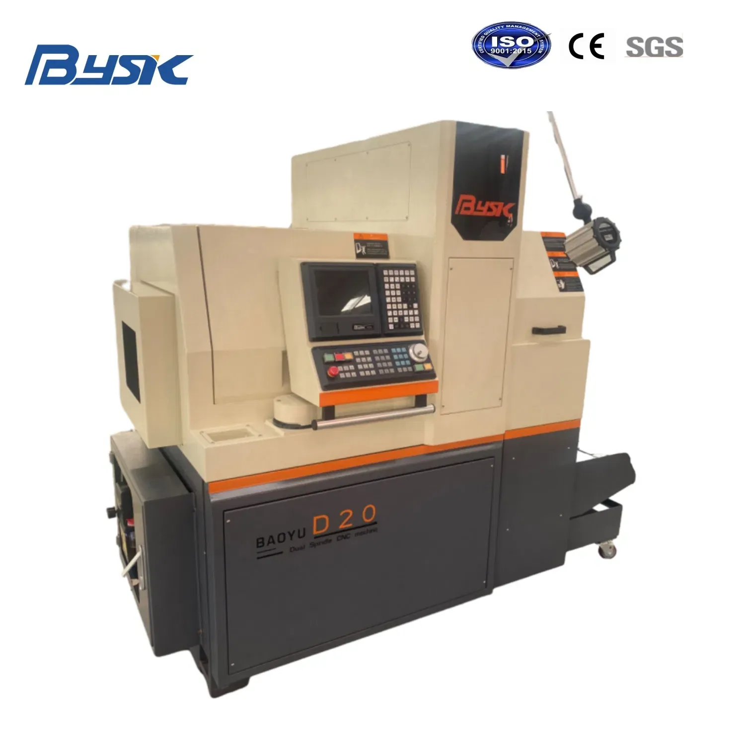 Высокоточный Баою D20 Малый швейцарский станок с ЧПУ для металлообработки
