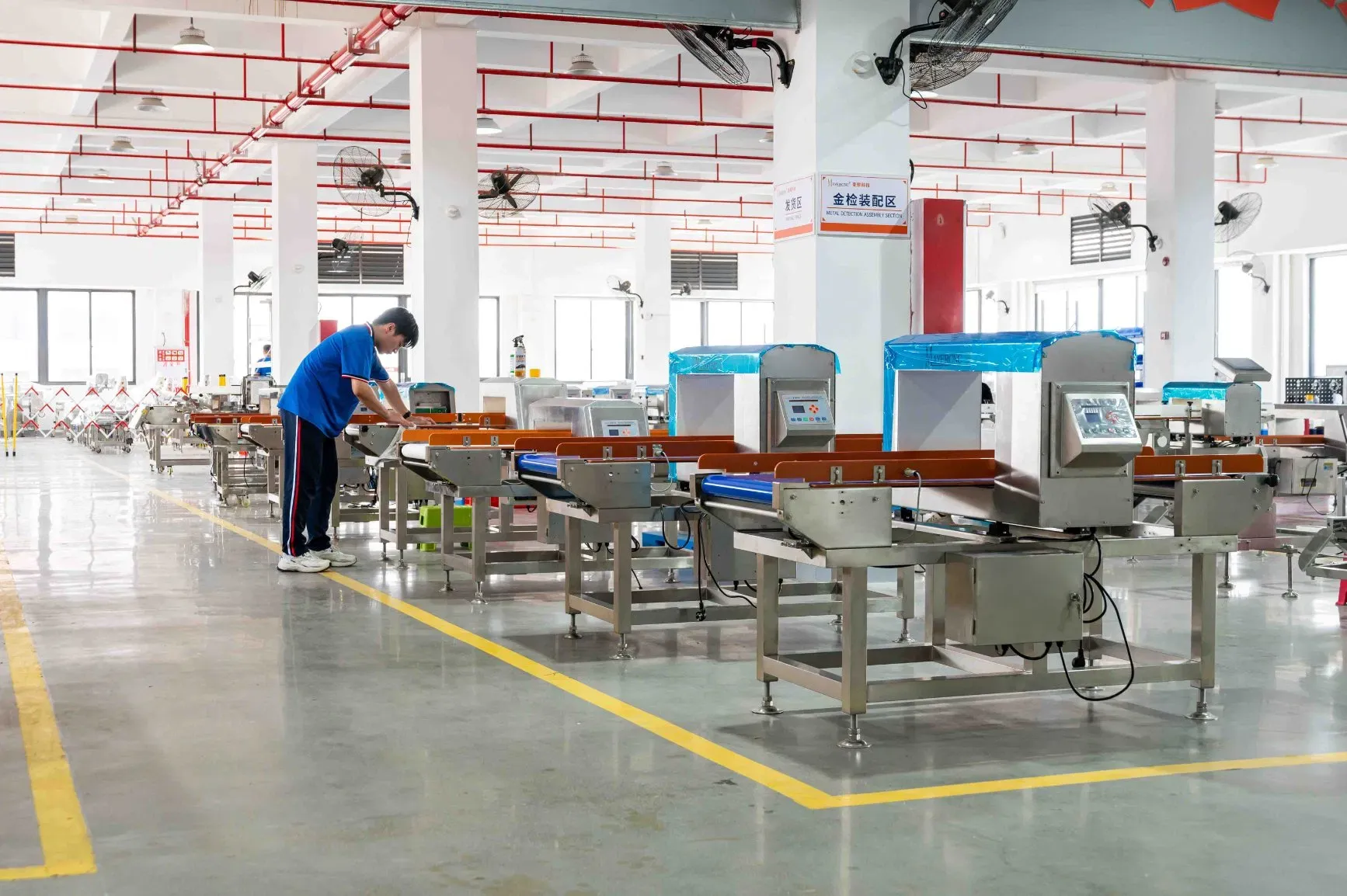 Промышленный металлодетектор MY-JTM-3015 для повышения безопасности пищи 3