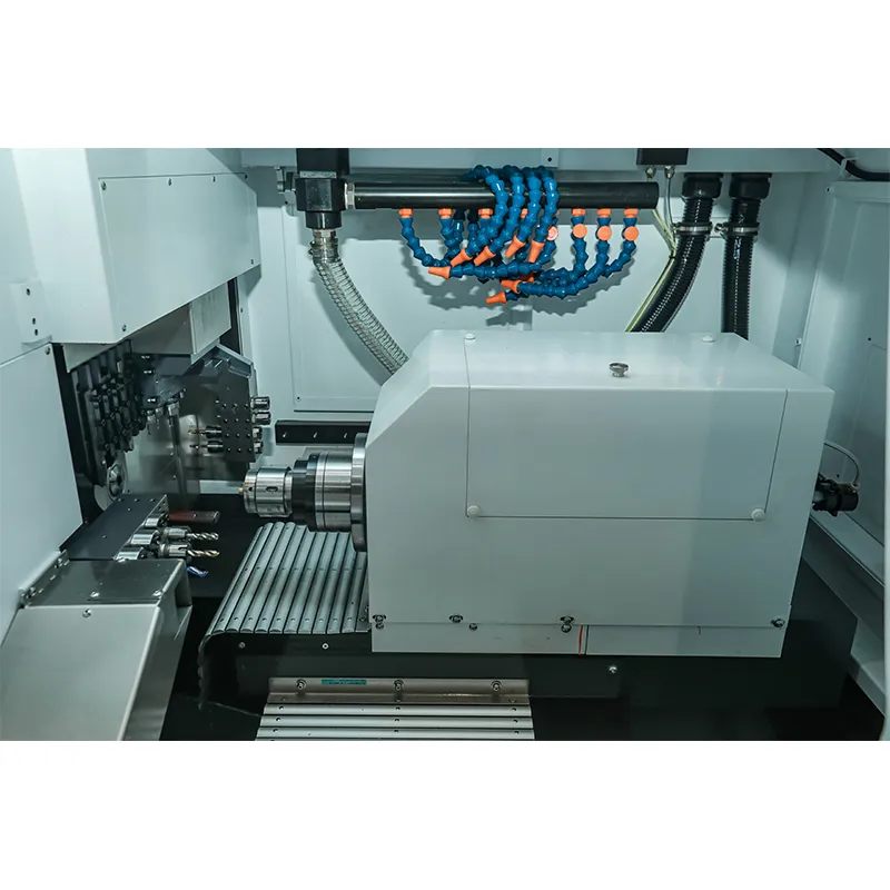 Высокоточный RC926 двойной шпиндельный ЧПУ токарный станок с 5axis автоматической сменой инструмента 4