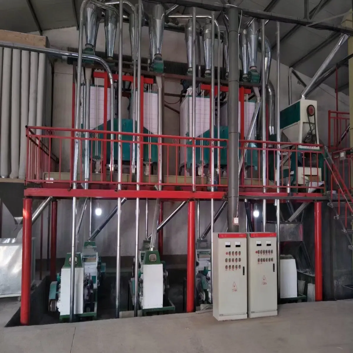 Высокопроизводительная мельница для кукурузной муки 40 тонн в день 5