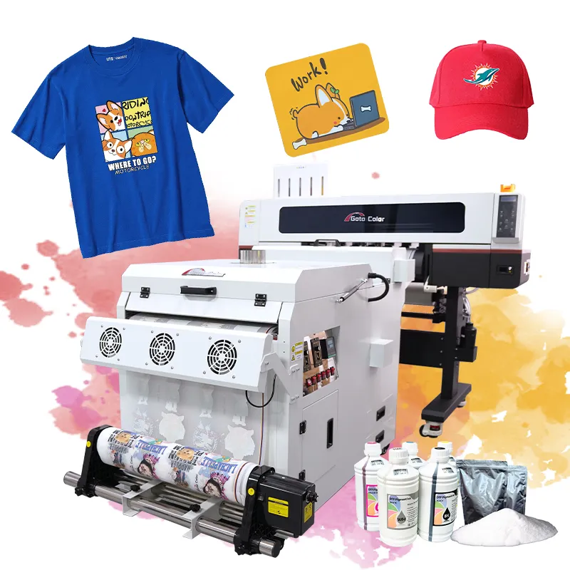 Высококачественный 60см DTF принтер с 2 головками I3200 I1600